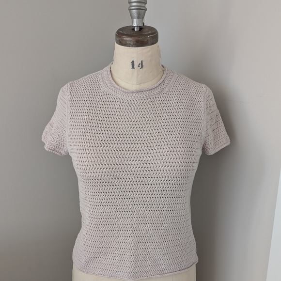 Joie Tops - Joie Oatmeal Knit Shortsleeve Women's Top